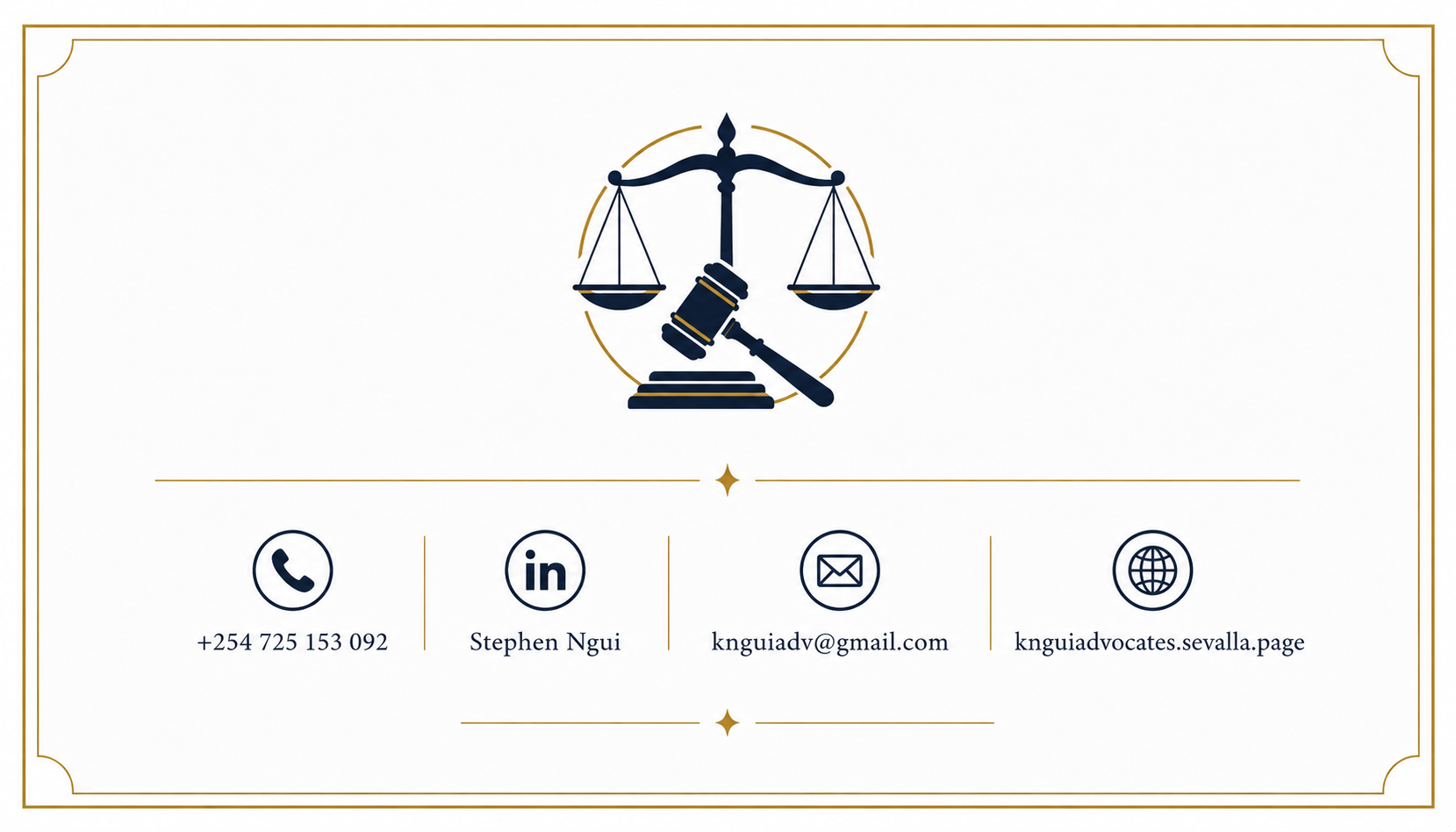 Business Card Back