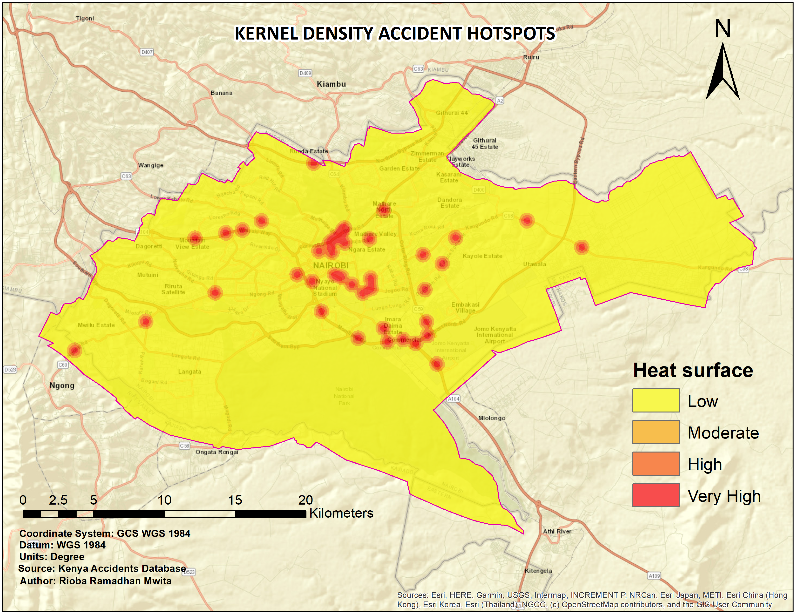 Kernel Density Map